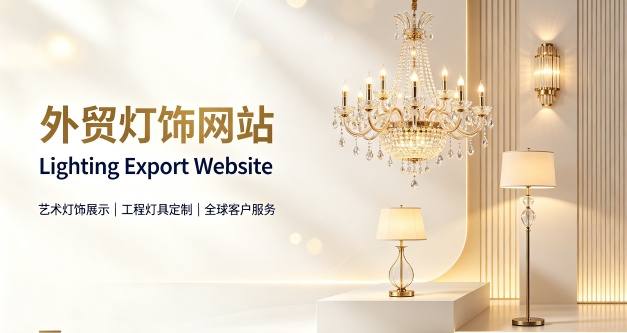 外贸灯饰独立站定制搭建实战案例｜jxf吉祥坊出口企业双语网站建设制作全流程解析
